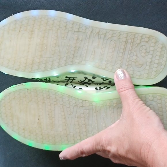 Stimulation shoes rechargeable lighted shoes with charger Led - Picture 8 of 10